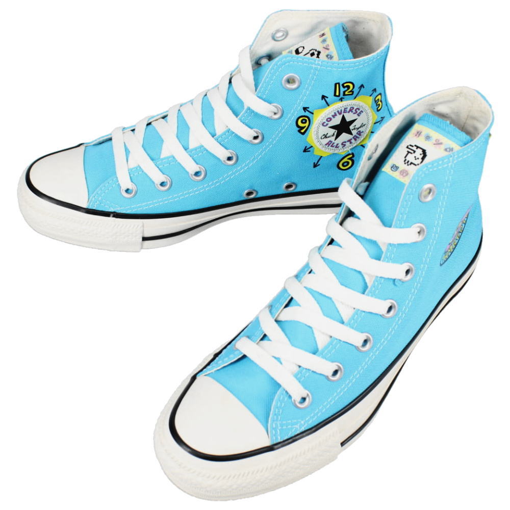 コンバース CONVERSE スニーカー オールスター タマゴッチ ハイ ALL STAR TAMAGOTCHI HI ブルー BLUE 1SD756 【GHFF】画像