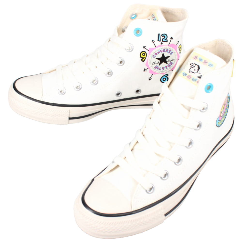 コンバース CONVERSE スニーカー オールスター タマゴッチ ハイ ALL STAR TAMAGOTCHI HI ホワイト WHITE 1SD757 【GHFF】画像