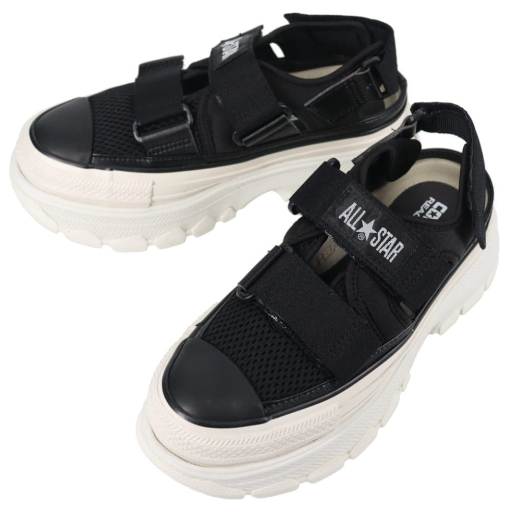 ４月限定！最大全額ポイント還元※要エントリー コンバース CONVERSE オールスター R トレックウエーブ サンダル オックス ALL STAR R TREKWAVE SANDAL OX ブラック 1SD841【GIOH】