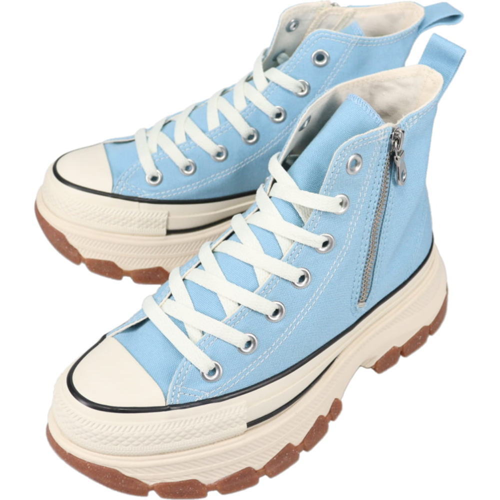 ４月限定！最大全額ポイント還元※要エントリー コンバース CONVERSE スニーカー オールスター R トレックウエーブ Z ハイ ALL STAR R TREKWAVE Z HI パウダーブルー PRD.BLU 1SE363 【GIFG】