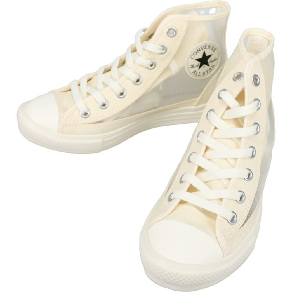 ４月限定！最大全額ポイント還元※要エントリー コンバース CONVERSE スニーカー オールスター ライト ブリージー ハイ ALL STAR LIGHT BREEZY HI オフホワイト 1SE368【GJOH】
