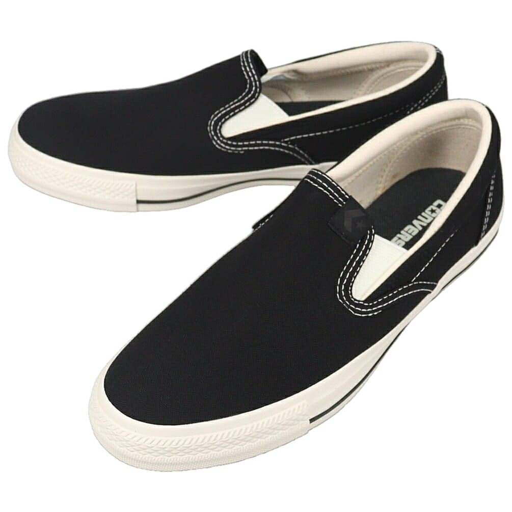 ４月限定！最大全額ポイント還元※要エントリー 定番 コンバース CONVERSE スニーカー CXP スリップオン CXP SLIP-ON ブラック/ブラック 1SE603 【GJOH】