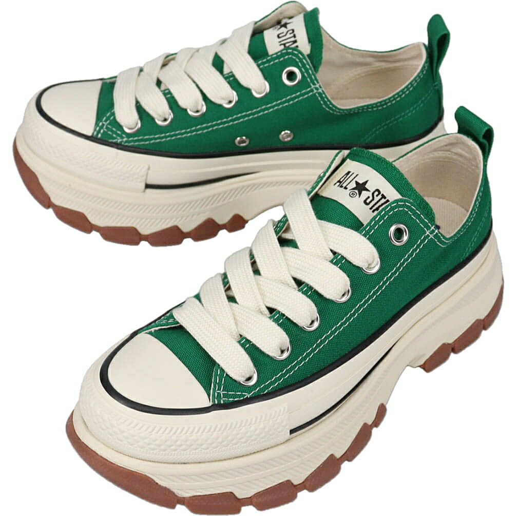 ４月限定！最大全額ポイント還元※要エントリー コンバース CONVERSE スニーカー オールスター トレックウエーブ FS OX ALL STAR TREKWAVE FS OX グリーン GREEN 1SE816【GJON】