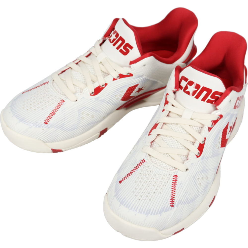 ４月限定！最大全額ポイント還元※要エントリー コンバース CONVERSE スニーカー コンズ アクセレレーター LOW CONS ACCELERATOR LOW オフホワイト/レッド O.WT/RD 33500541【GKOF】