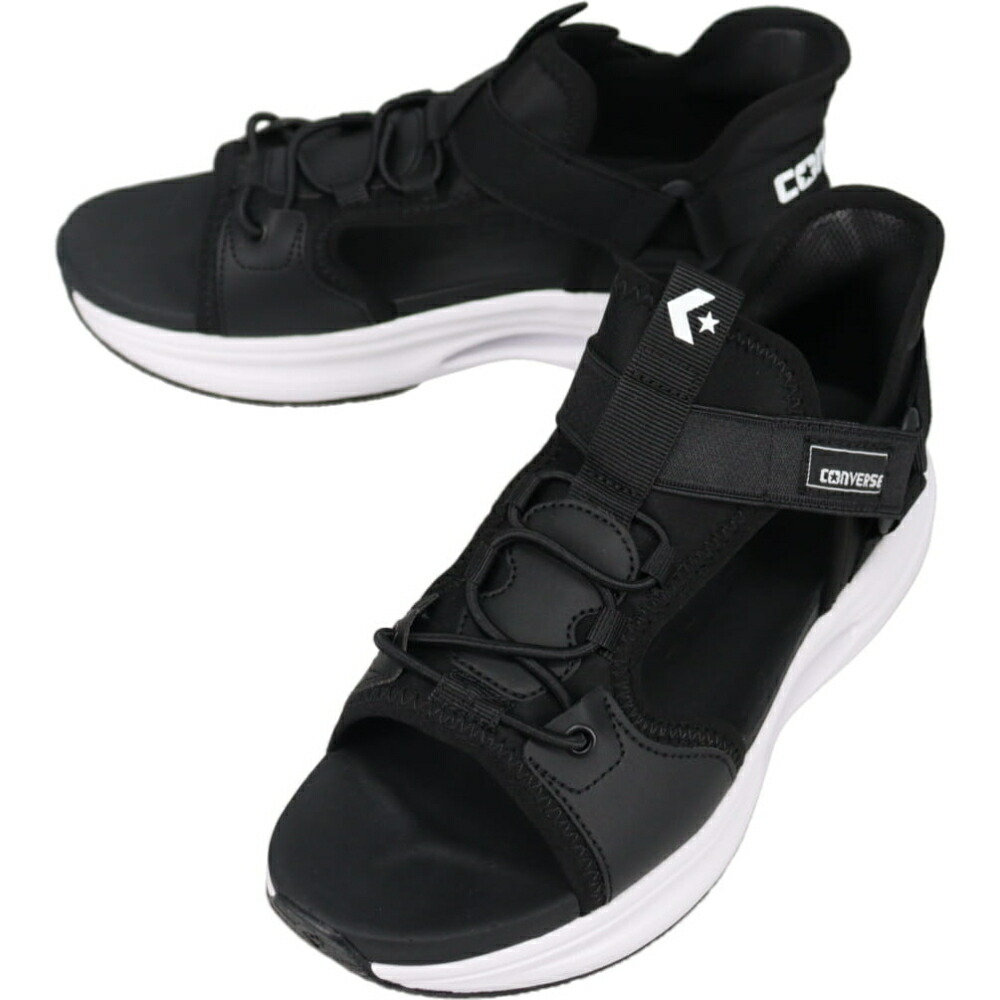 ４月限定！最大全額ポイント還元※要エントリー コンバース CONVERSE ケイブスター スリットスライド サンダル CAVESTAR SLIT SLIDE SANDAL ブラック 33600250【GKOH】