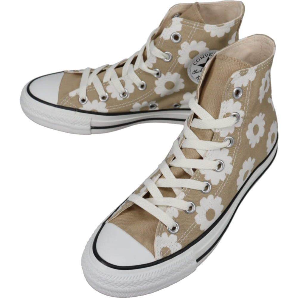 ４月限定！最大全額ポイント還元※要エントリー コンバース CONVERSE スニーカー オールスター フラワープリント HI ALL STAR FLOWERPRINT HI バターイエロー/ホワイト BYE/WHT 1SF120 31318121【GKOH】