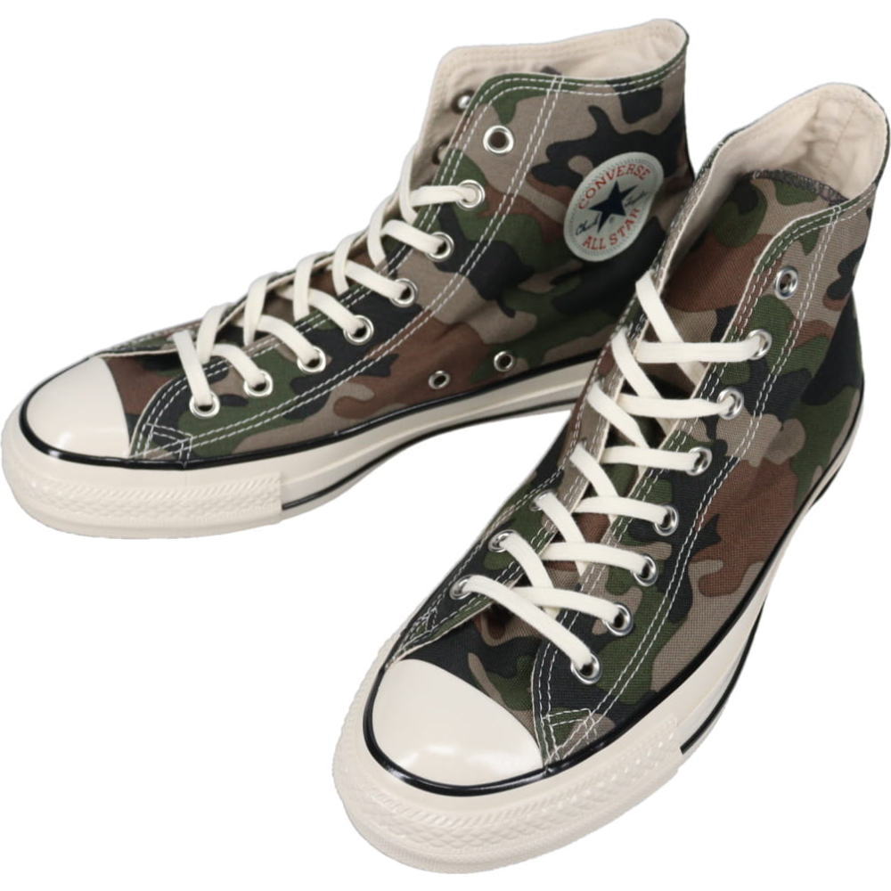 コンバース CONVERSE スニーカー オールスター エイジド ウッドランドカモ HI ALL STAR AGED WOODLANDCAMO HI グリーン/グレイ/ブラウン GR/GY/B 1SF105 31318220【GKOJ】|EBiSUYA パトリック (PATRICK)店