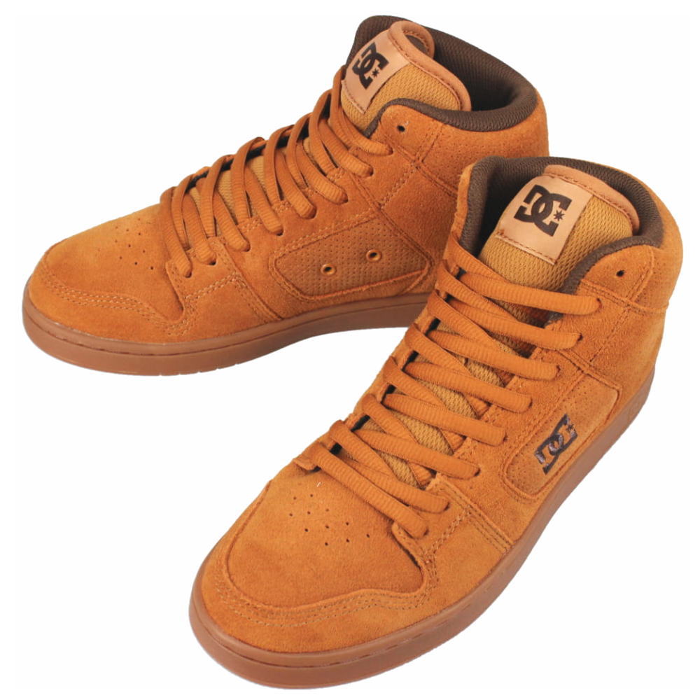 ４月限定！最大全額ポイント還元※要エントリー ディーシーシューズ DC SHOES スニーカー マンテカ 4 ハイ MANTECA 4 HI ウィート/DKチョコレート DM236001 WD4【GHFF】