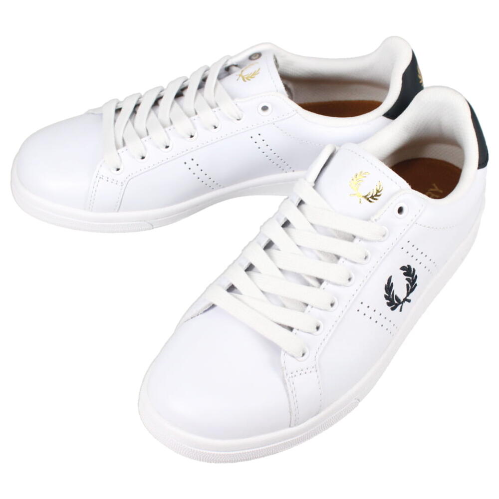 ７月限定！最大全額ポイント還元※要エントリー 定番 フレッドペリー FRED PERRY スニーカー B722 レザー B722 LEATHER ホワイト/ネイビー B6312 567【GHOH】｜EBiSUYA パトリック （PATRICK）店