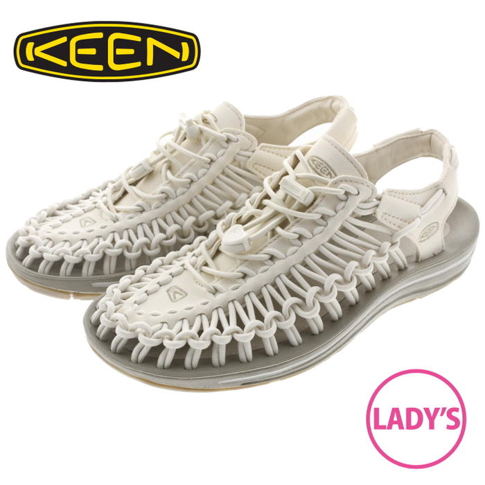 ４月限定！最大全額ポイント還元※要エントリー 定番 キーン KEEN レディース サンダル スニーカー ユニーク UNEEK ホワイトキャップ/コーンスターク 1018698