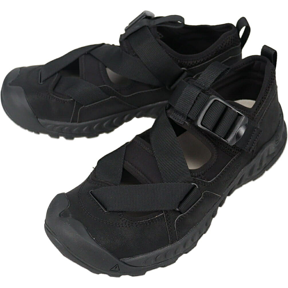 ４月限定！最大全額ポイント還元※要エントリー キーン KEEN フッドゼラ サンダル HOODERRA SANDAL ブラック/ブラック 1030481 【GJOI】
