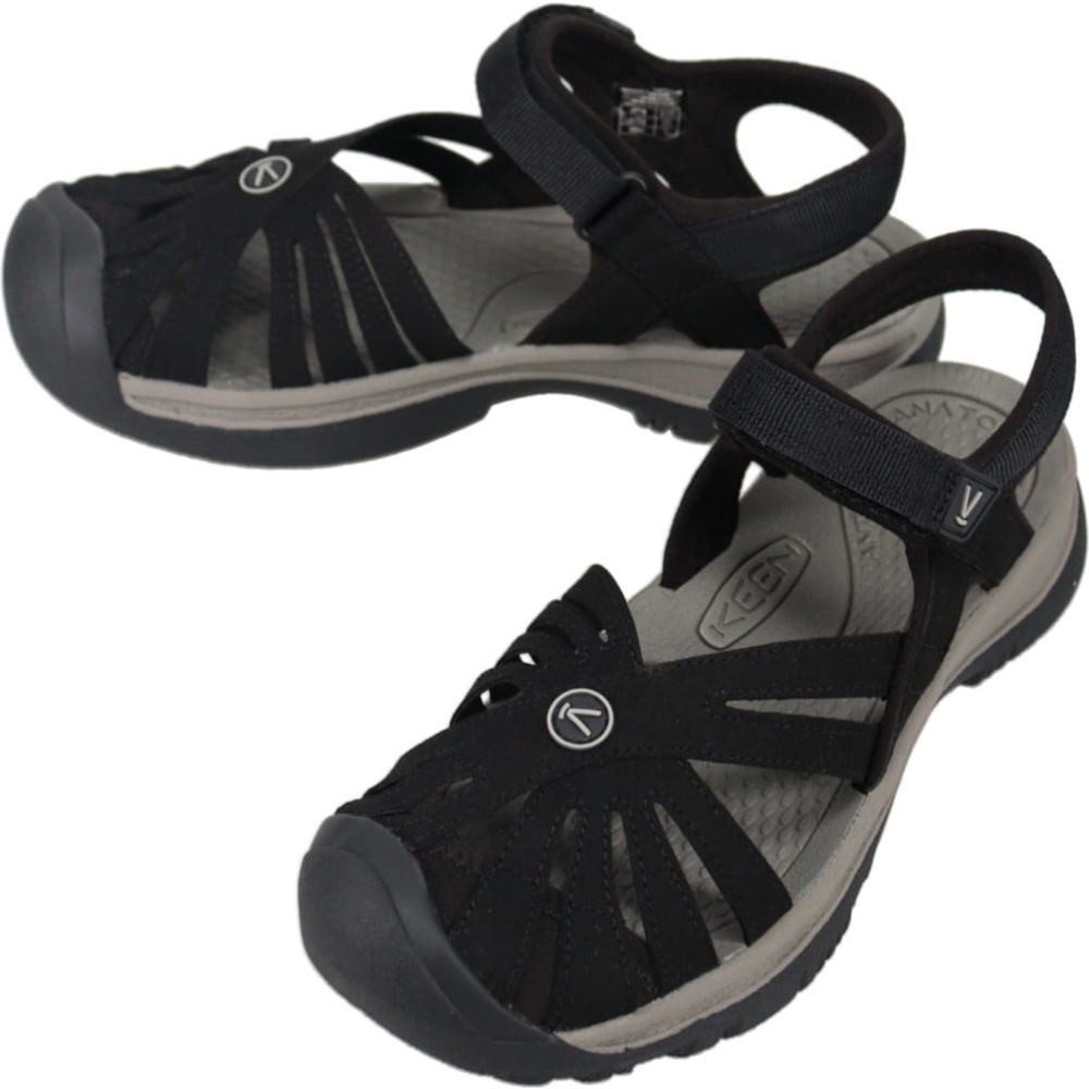 キーン KEEN ウィメンズ ローズサンダル ROSE SANDAL ブラック/ニュートラルグレー Black/Neutral Gray 1008783【GKOG】 9,361円