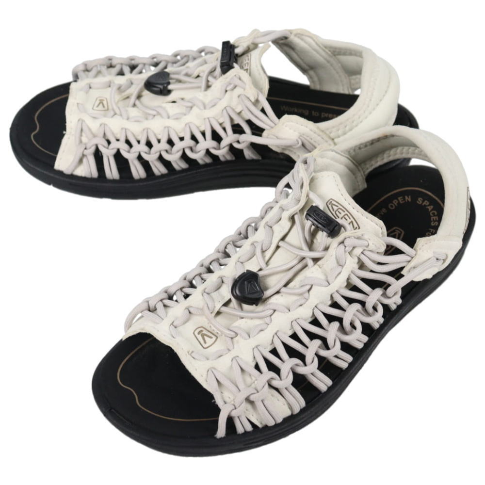 キーン KEEN サンダル ウィメンズ ユニーク ツー オーティー UNEEK 2 OT シルバーバーチ/ブラック Silver Birch/Black 1028576 【GKOG】