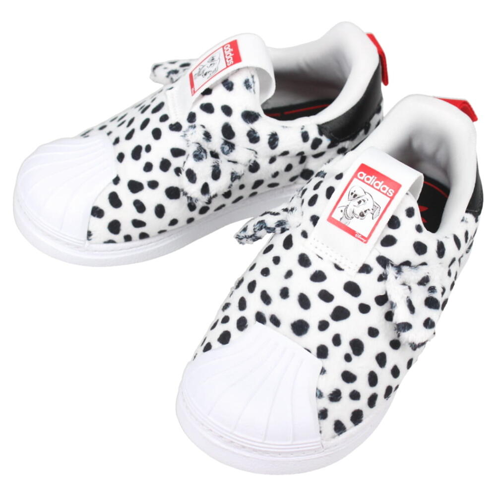 ４月限定！最大全額ポイント還元※要エントリー 子供 アディダス adidas スニーカー スーパースター 360 I SST 360 I フットウェアホワイト/コアブラック/レッド ID9713 12cm～16cm ディズニー 101匹わんちゃん 【GHOM】