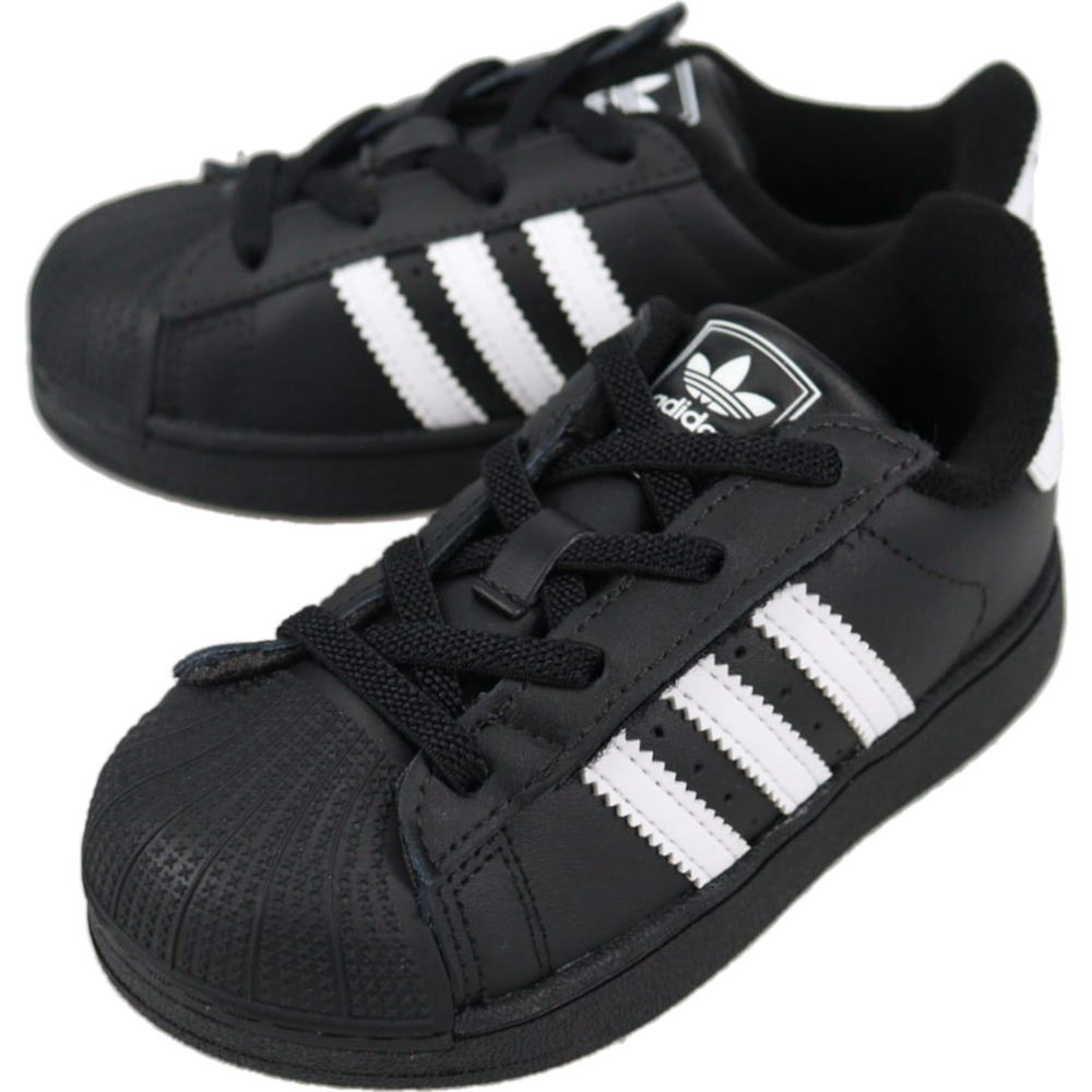 ４月限定！最大全額ポイント還元※要エントリー アディダス adidas ベビー スニーカー スーパースター 2 CF EL I SST 2 CF EL I コアブラック/フットウェアホワイト/コアブラック IH6403 子供【GJFG】