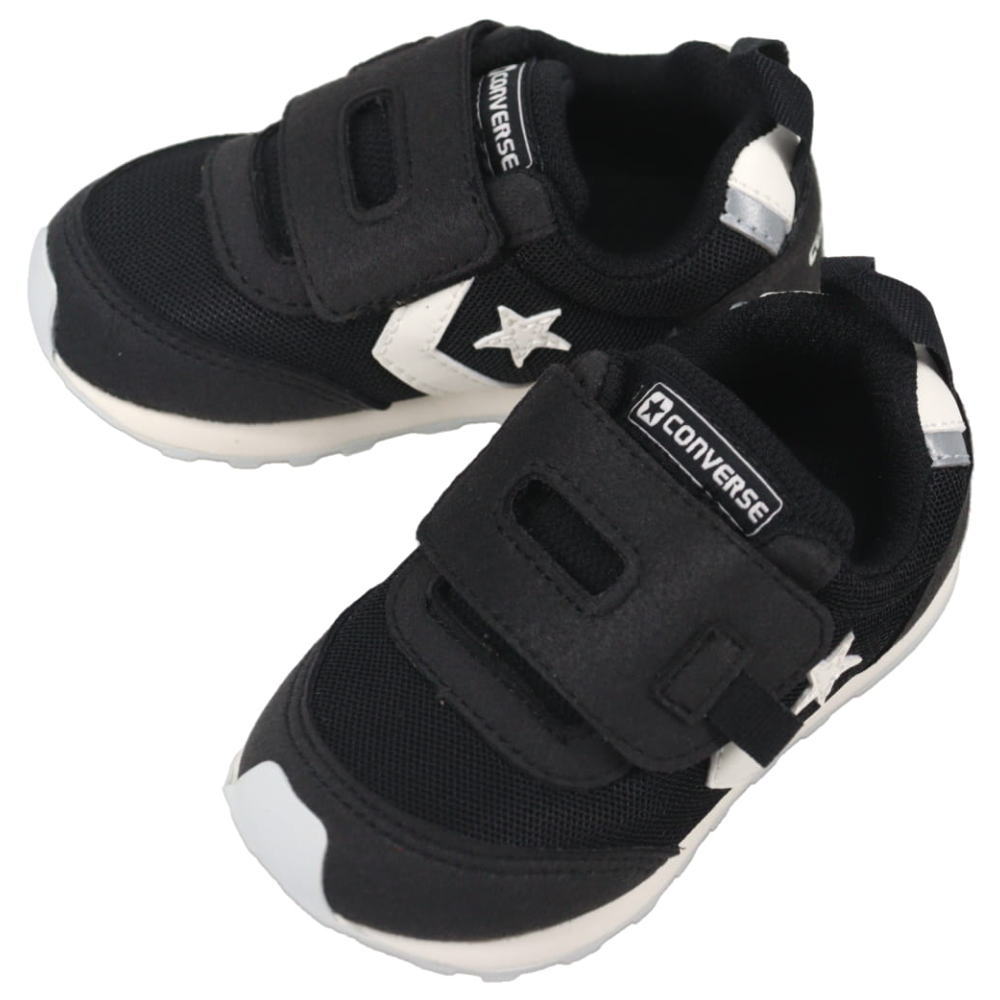 ４月限定！最大全額ポイント還元※要エントリー コンバース CONVERSE スニーカー ベビー RS BABY RS ブラック/ホワイト BLK/WHT 7SF018 子供【GKOF】