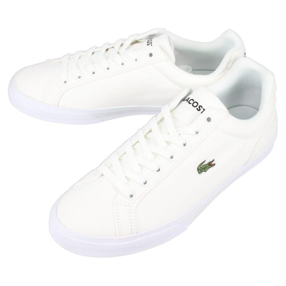 ４月限定！最大全額ポイント還元※要エントリー ラコステ LACOSTE メンズ スニーカー レロンド(ルロン) プロ BL 123 1 CMA LEROND PRO BL 123 1 CMA ホワイト/ホワイト 45CMA0054 21G【GHON】