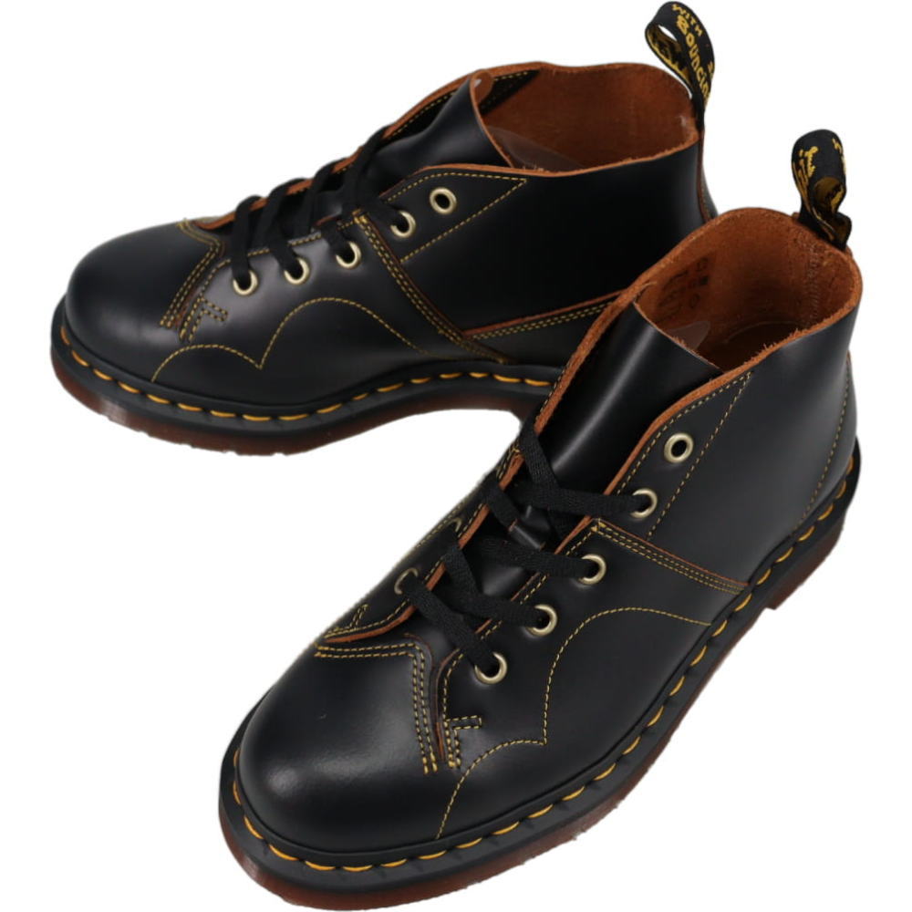 7月限定!最大全額ポイント還元※要エントリー 交換返品送料無料 ドクターマーチン Dr.Martens CHURCH モンキー ブーツ BLACK ブラック 16054001【GJOH】|EBiSUYA パトリック (PATRICK)店