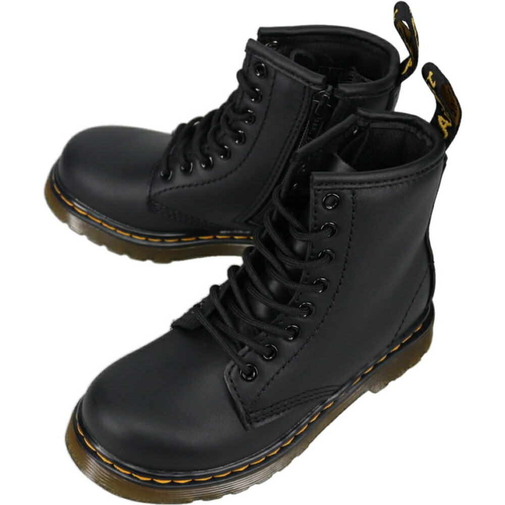 ４月限定！最大全額ポイント還元※要エントリー ドクターマーチン Dr.Martens 1460 ジュニア 8 ホール ブーツ ブラック 17-21cm 15382001 子供【GKOI】