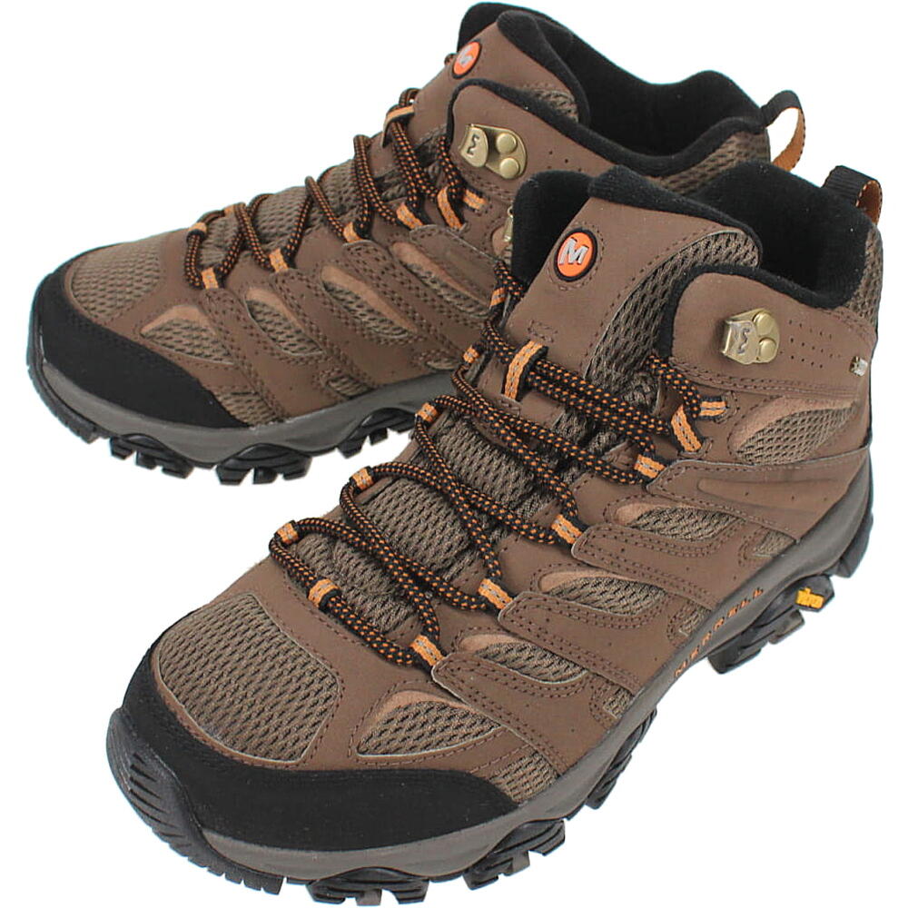７月限定！最大全額ポイント還元※要エントリー 定番 メレル MERRELL メンズ モアブ3 シンセティック ミッド ゴアテックス ワイド ワイズ MOAB 3 SYN MID GORE-TEX WIDE WIDTH EARTH アース J500253W 防水 ブーツ アウトドア キャンプ ビブラム 【GGFO】｜EBiSUYA パトリック （PATRICK）店