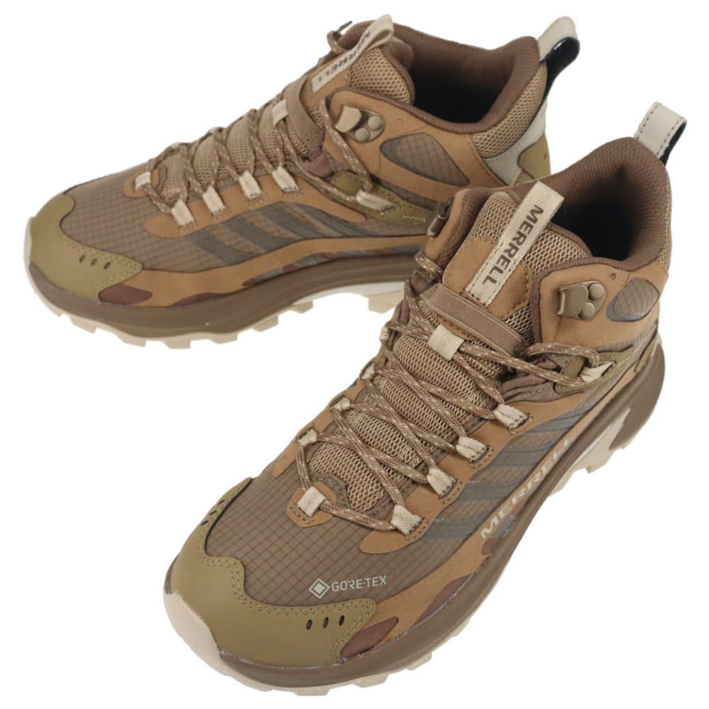 ４月限定！最大全額ポイント還元※要エントリー メレル MERRELL モアブ スピード 2 ミッド ゴアテックス MOAB SPEED 2 MID GORE-TEX コヨーテ COYOTE J037505【GIOH】