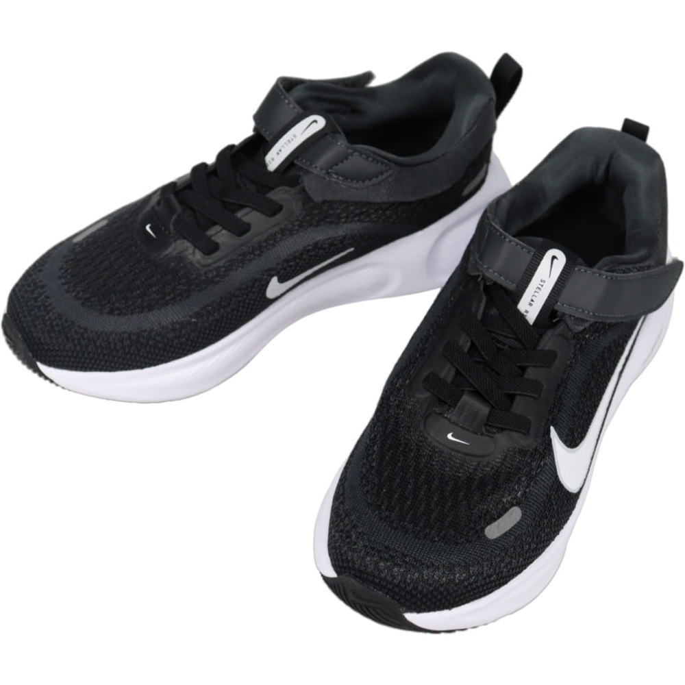 ４月限定！最大全額ポイント還元※要エントリー ナイキ NIKE スニーカー ステラ ライド PSV STELLAR RIDE PSV ブラック/ホワイト/アンスラサイト HQ3267 001 子供【GKOF】