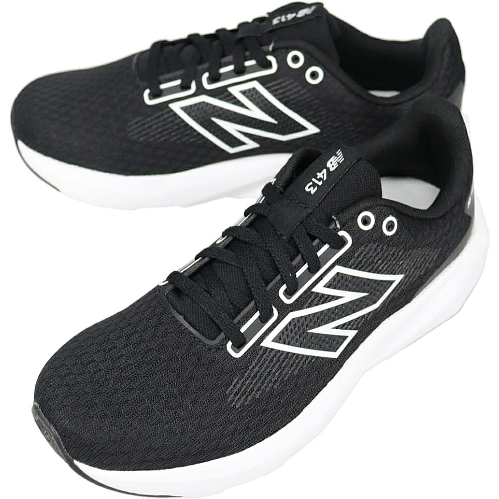 ニューバランス New balance スニーカー W413 LK3 ブラック/ホワイト 【GKOG】