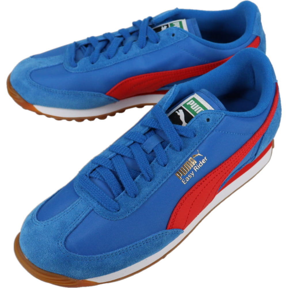 ４月限定！最大全額ポイント還元※要エントリー プーマ PUMA スニーカー イージー ライダー ヴィンテージ Easy Rider Vintage プーマチームロイヤル/フォーオールタイムレッド 399028 28【GJOJ】