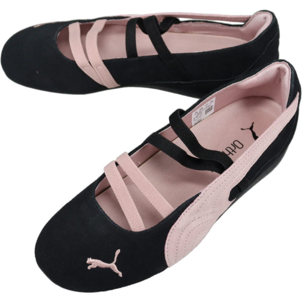 プーマ PUMA スニーカー スピードキャット バレエ スウェード ウィメンズ Speedcat Ballet SD Wns PUMA Black-Mauve Mist 401287 02【GKOG】