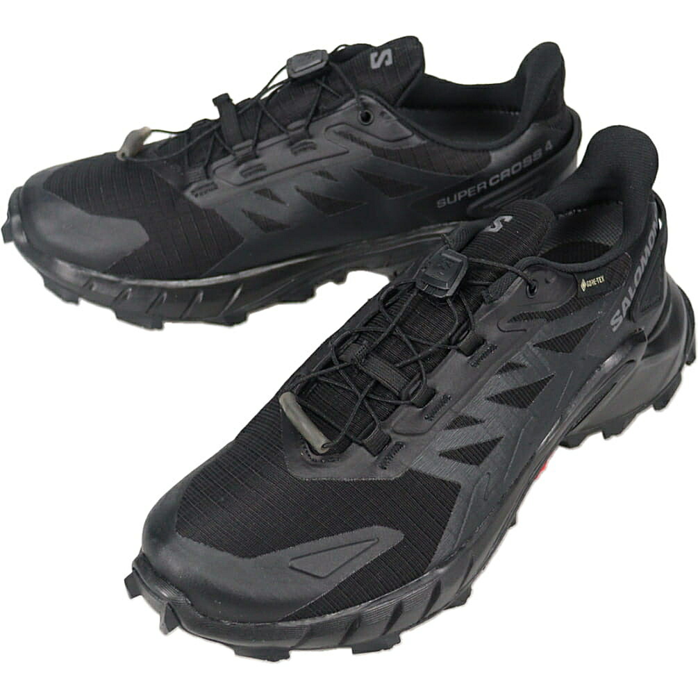 ４月限定！最大全額ポイント還元※要エントリー サロモン salomon ウィメンズ トレイルランニングシューズ スピードクロス 6 ゴアテックス SPEEDCROSS 6 GORE-TEX ブラック/ブラック/ブラック 417339【GJOL】
