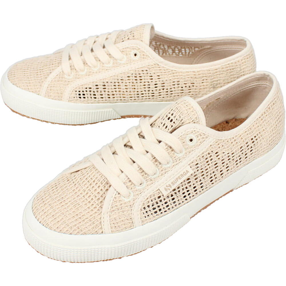 ７月限定！最大全額ポイント還元※要エントリー スペルガ SUPERGA スニーカー 2750 ORGANIC MACRAME 3S6125CW A00 BEIGE RAW 【GHOG】｜EBiSUYA パトリック （PATRICK）店