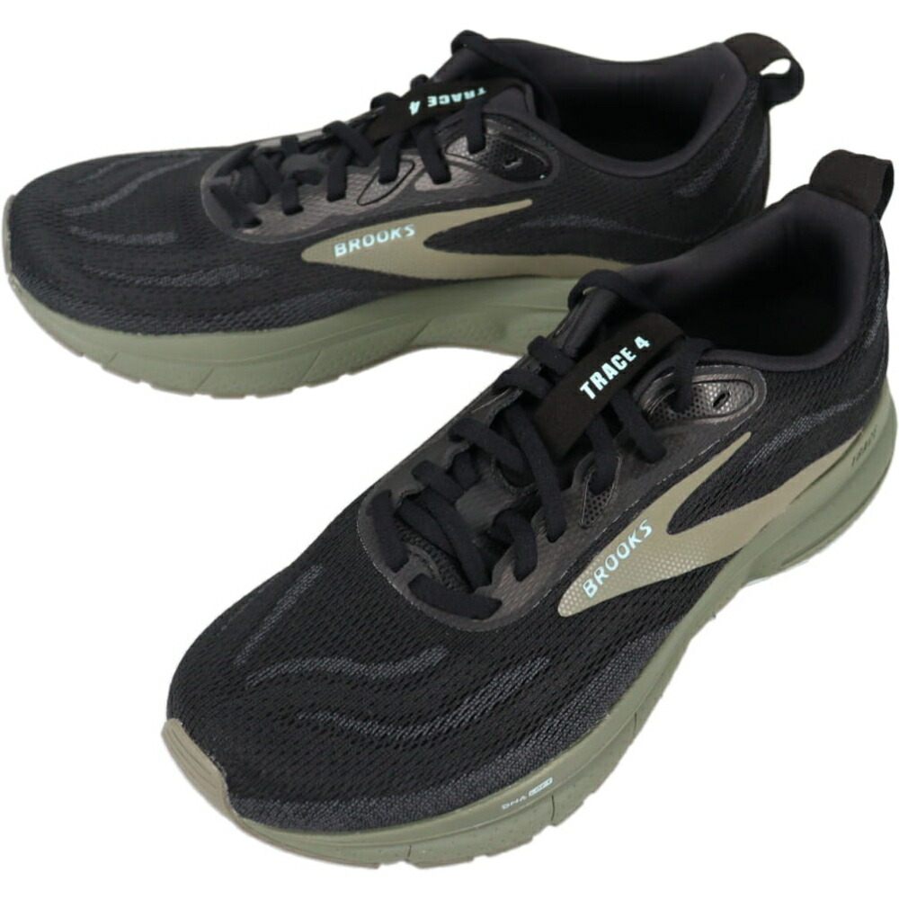 ４月限定！最大全額ポイント還元※要エントリー ブルックス BROOKS ランニングシューズ トレース4 Trace4 ブラック BRM4523 【GJOM】