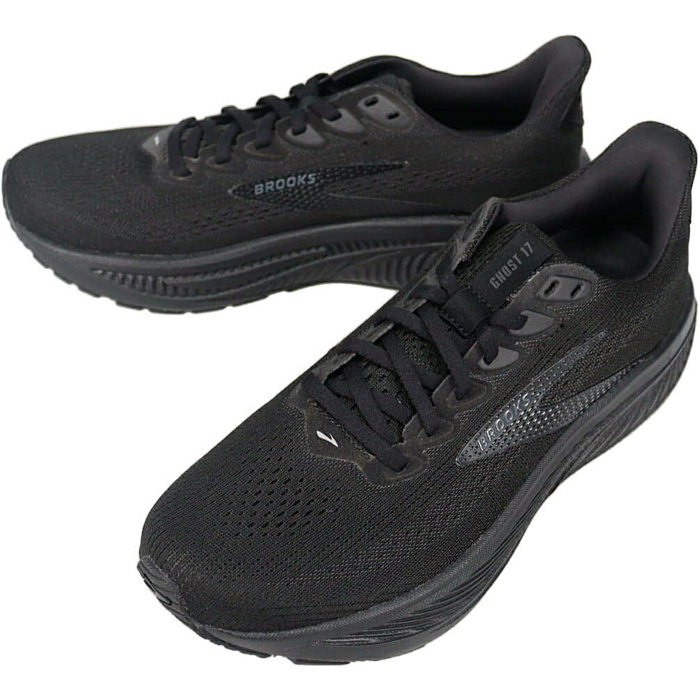 4月限定!最大全額ポイント還元※要エントリー ブルックス BROOKS ランニングシューズ Ghost 17 ゴースト 17 ブラック BRM4423 【GJOM】