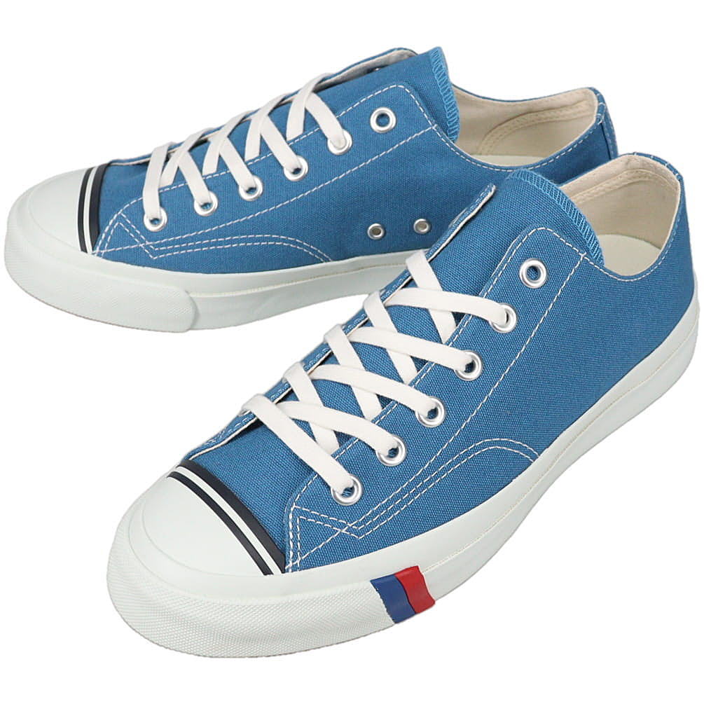 ７月限定！最大全額ポイント還元※要エントリー プロケッズ PRO-keds スニーカー ロイヤル アメリカ ロー ROYAL AMERICA LO ブルー PN1321【GIFF】｜EBiSUYA パトリック （PATRICK）店