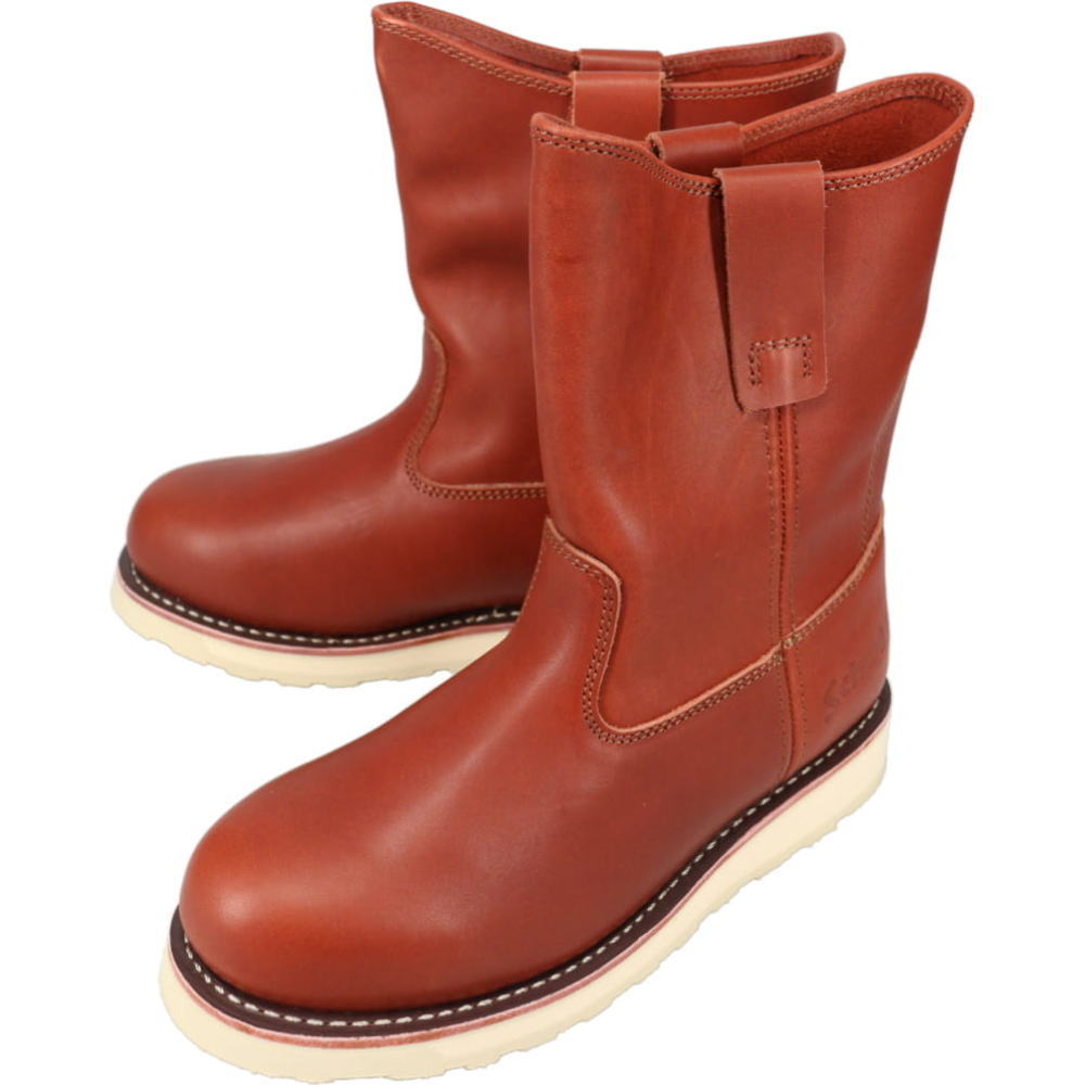 ４月限定！最大全額ポイント還元※要エントリー ショット Schott ウェリントン ブーツ WELLINGTON BOOTS ブリックレッド S24100 260【GIFG】