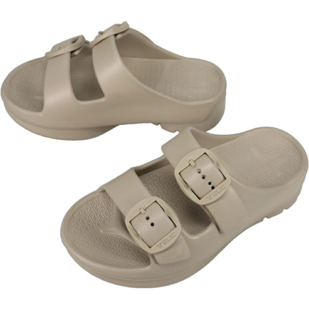 ４月限定！最大全額ポイント還元※要エントリー テリック TELIC サンダル ダブル バックル2 W-BUCKLE2 コルクブラウン CORK BROWN【GJOH】