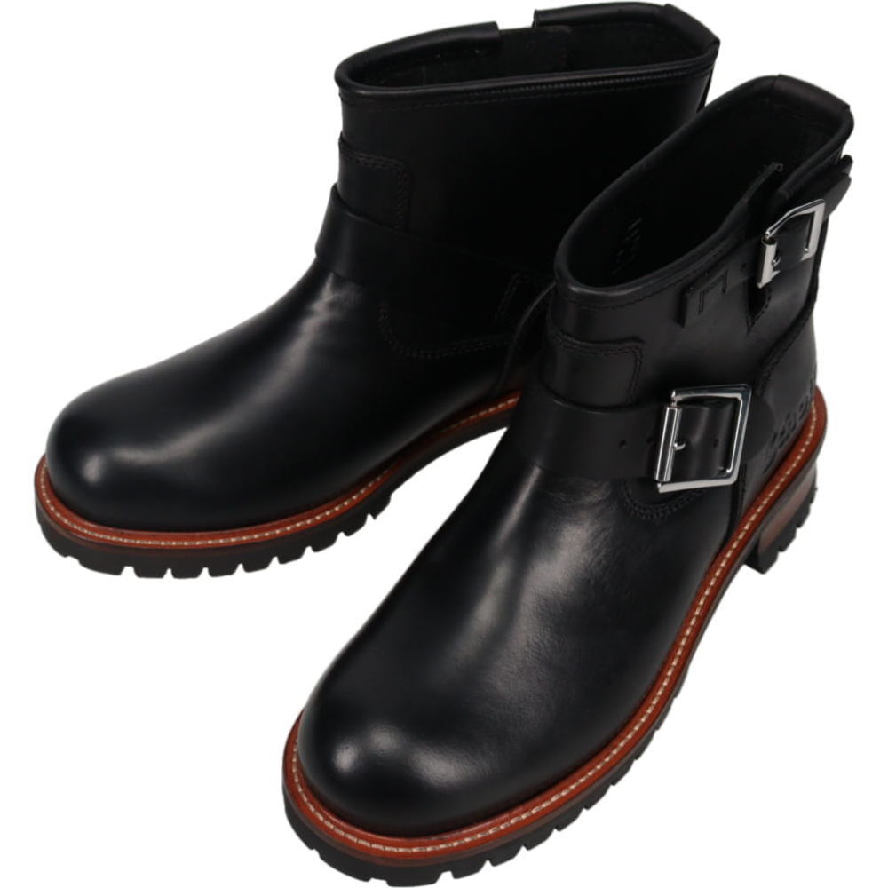 ４月限定！最大全額ポイント還元※要エントリー ショット Schott エンジニアショートブーツ Engineer Short Boots ブラック Black S28002 010【GKOH】 22,484円