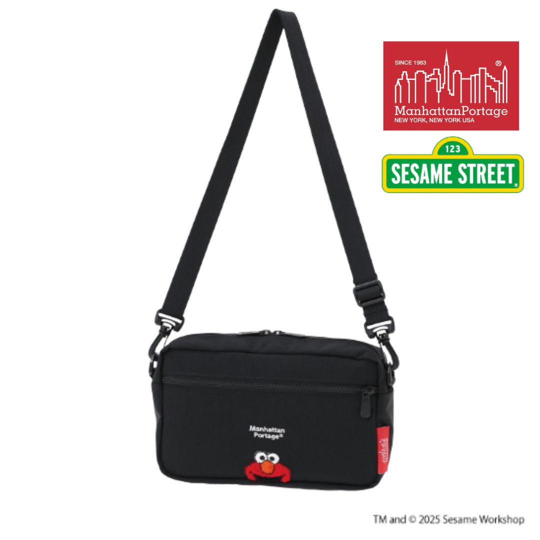 ４月限定！最大全額ポイント還元※要エントリー マンハッタンポーテージ Manhattan Portage ジョガー (L) JPN VER 2 500D コーデュラ セサミストリート JOGGER (L) JPN VER 2 500D CORDURA SESAME ST ブラック 1404-L-2-500CD-SST BLK【GJOM】