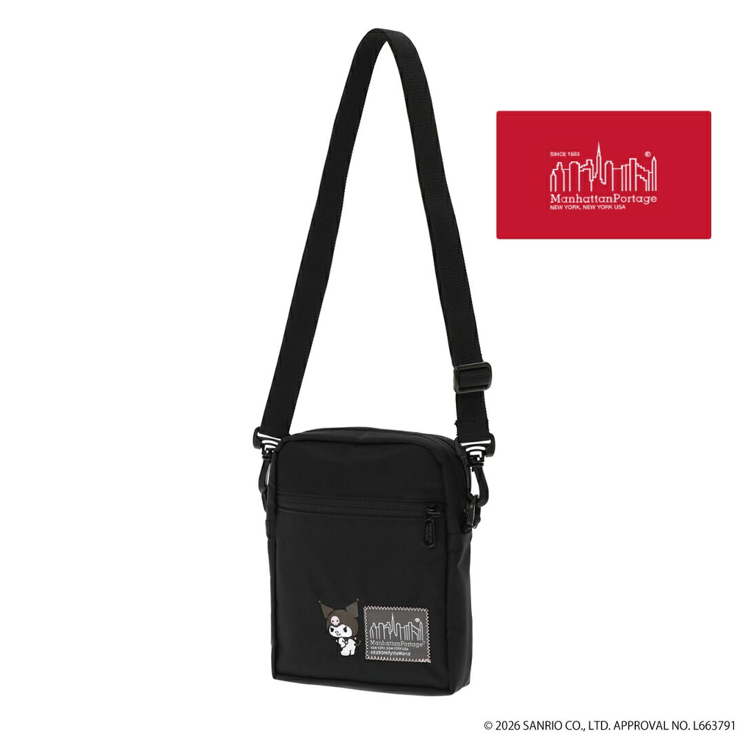 マンハッタンポーテージ Manhattan Portage シティ ライツ (SM) W/PL VER 2 BP フライト ナイロン バッキング クロミ CITY LIGHTS (SM) W/PL VER 2 BP FLIGHT NYLON BACKING KUROMI ブラック 1403-PL-2-BP-NTWL-B-KRM BLK［BG］【GKOG】｜EBiSUYA パトリック （PATRICK）店