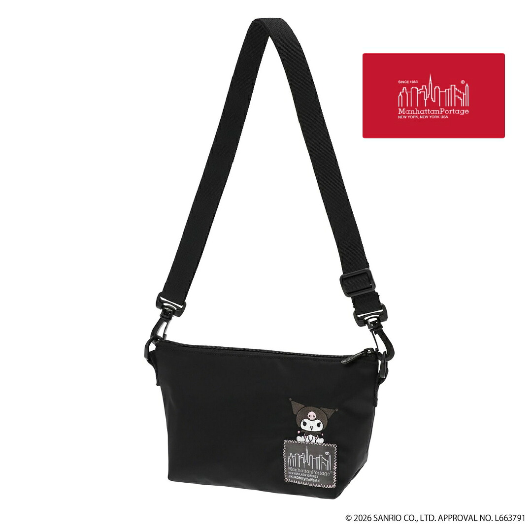 マンハッタンポーテージ Manhattan Portage ズコッティ クラッチ フライト ナイロン バッキング クロミ ZUCCOTTI CLUTCH FLIGHT NYLON BACKING KUROMI ブラック 6020-NTWL-B-KRM BLK［BG］【GKOG】