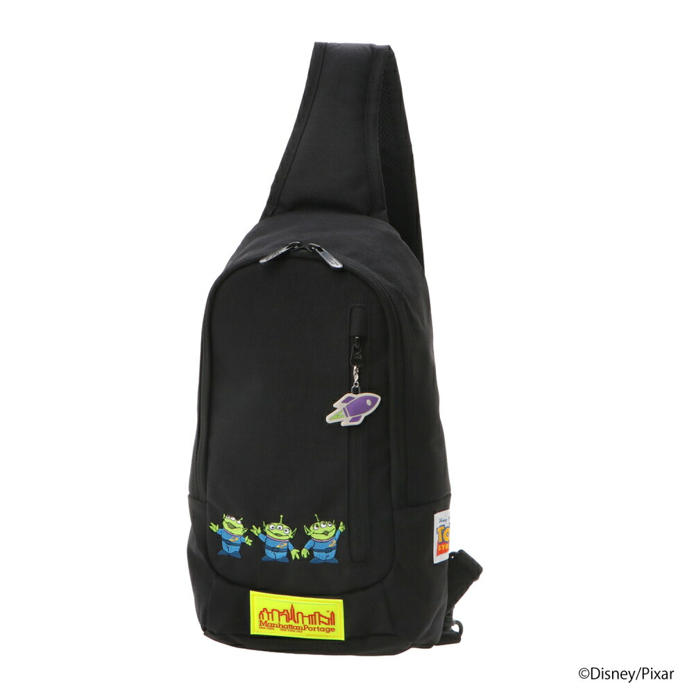 ７月限定！最大全額ポイント還元※要エントリー マンハッタンポーテージ Manhattan Portage リトル イタリー クロスボディバッグ トイストーリー Little Italy Crossbody Bag TOY STORY ブラック 1927-TOY BLK［BG］【GOKI】｜EBiSUYA パトリック （PATRICK）店