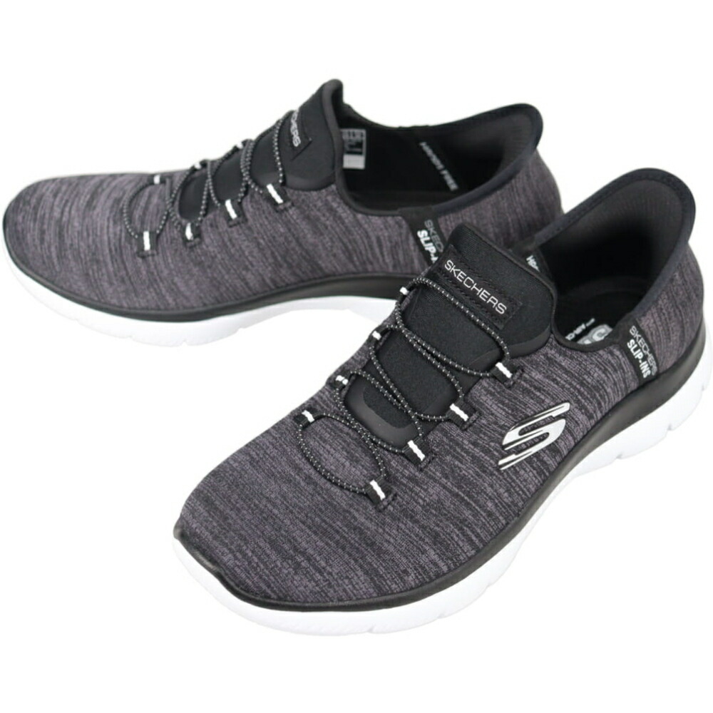 7月限定!最大全額ポイント還元※要エントリー スケッチャーズ SKECHERS スニーカー スリップインズ サミッツ エブリデイ セット SUMMITS EVERYDAY SET ブラック/ホワイト 150264 BKW【GJOF】|EBiSUYA パトリック (PATRICK)店