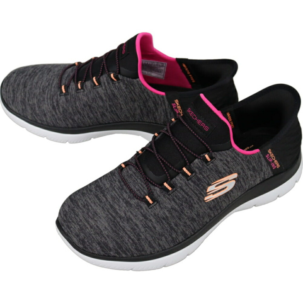 7月限定!最大全額ポイント還元※要エントリー スケッチャーズ SKECHERS スニーカー スリップインズ サミッツ ダズリング ヘイズ SUMMITS DAZZLING HAZE ブラック/マルチ 149937W BKMT【GJOF】|EBiSUYA パトリック (PATRICK)店
