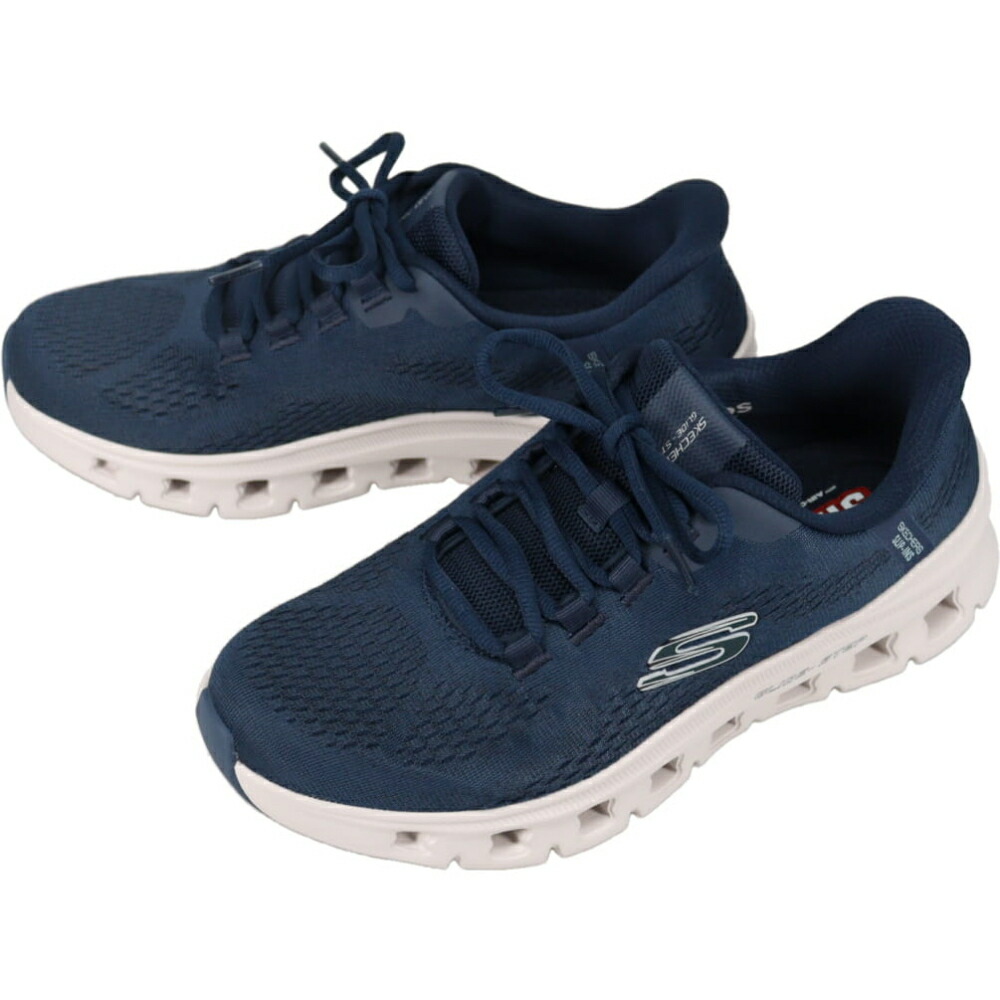 ４月限定！最大全額ポイント還元※要エントリー スケッチャーズ SKECHERS スニーカー スリップインズ グライドステップ プロ エルロン Slip-ins GLIDE-STEP PRO-ELRON ネイビー 232941 NVY【GJOF】