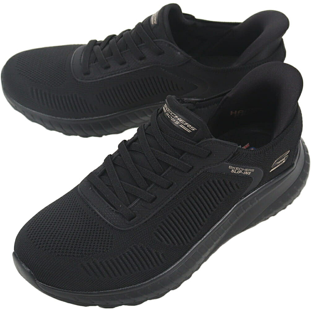 ４月限定！最大全額ポイント還元※要エントリー スケッチャーズ SKECHERS スニーカー ボブス スクワッド カオス - カレント ミューズ BOBS SQUAD CHAOS - CURRENT MUSE ブラック BBK 117497W【GJOM】