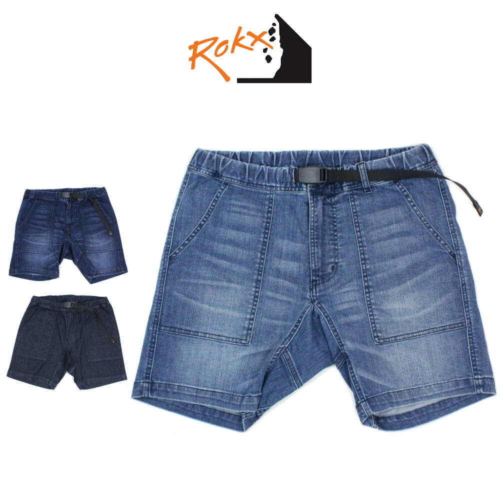 ７月限定！最大全額ポイント還元※要エントリー 定番 ロックス ROKX ウェア デニム ファティーグ ショーツ DENIM FATIGUE SHORT RXMS193010 MID USED(ミッドユーズド) DARK USED(ダークユーズド) ONE WASH(ワンウォッシュ) ［WA］｜EBiSUYA パトリック （PATRICK）店