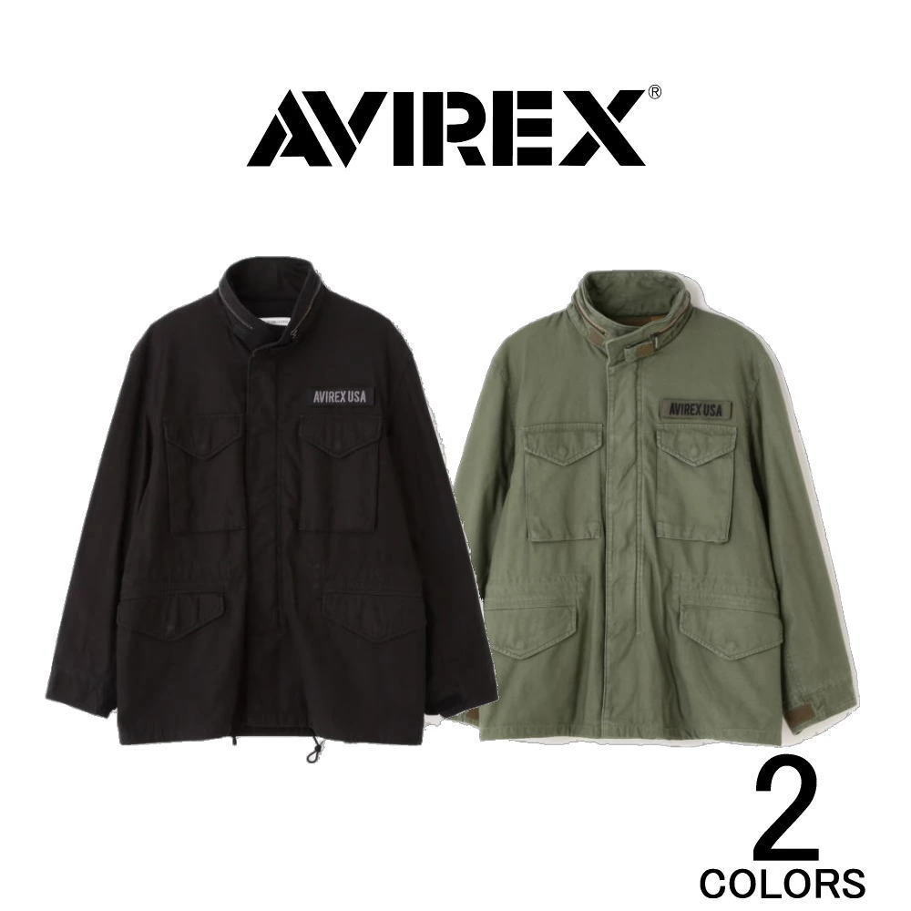 7月限定!最大全額ポイント還元※要エントリー アヴィレックス AVIREX タイプ M-65 フィールド ジャケット TYPE M-65 FIELD JACKET ブラック オリーブ 783-5952028 【GJON】|EBiSUYA パトリック (PATRICK)店