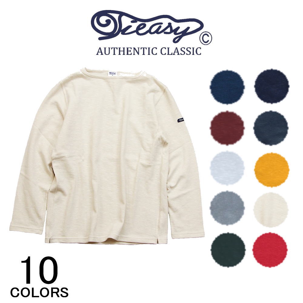 ４月限定！最大全額ポイント還元※要エントリー Tieasy ティージー HDCS ボートネック バスク シャツ HDCS BOATNECK BASQUE SHIRT te001 【GIOM】 7,484円