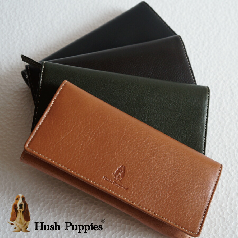 楽天市場 Hush Puppies Hp0606 牛革 札入れ 折りたたみ財布 二つ折り財布 ハッシュパピー ブランド 小物 革 本革 レザー オール革 クリスマス メンズ レディース ユニセックス 男女兼用 犬モチーフ バセットハウンド バレンタインギフト 父の日プレゼント 豊岡発