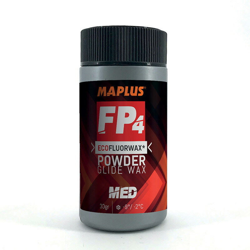 マプラス スピード競技用フルオロカーボン 黒色火薬 蝋涙 クロスカントリースキーの板 XCスキーの板 FP4 MAPLUS